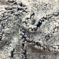 100% polyester printed faux fur sherpa pile fabric